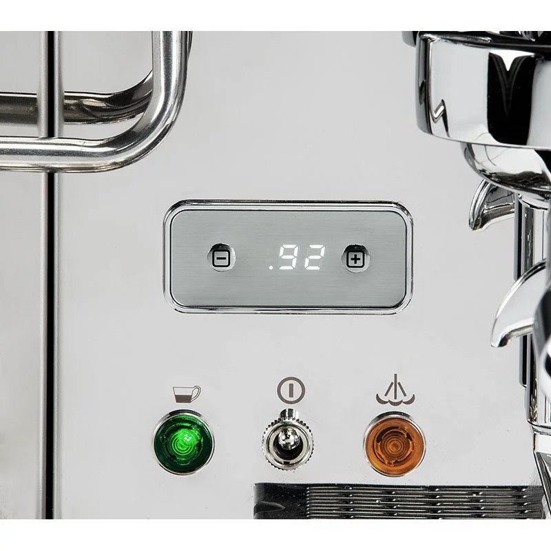 PID display of the ECM Synchronika coffee machine