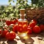 Flacon en verre de 10 ml d'huile essentielle de tomate, idéal pour une utilisation au printemps. Flacon en verre de 10 ml d'huile essentielle de tomate, idéal pour une utilisation au printemps.