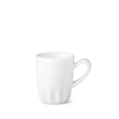 white Ribby espresso cup