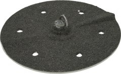 Schleifscheif fir de Gromperschieler Ø 350 mm, ronn Scheif mat enger gruewer Schleifuewerfläch an engem Plastikzentrum mat Montagelächer. Schleifscheif fir de Gromperschieler Ø 350 mm, ronn Scheif mat enger gruewer Schleifuewerfläch an engem Plastikzentrum mat Montagelächer.