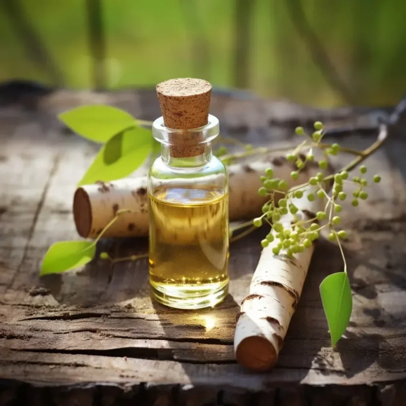 Esenciálny olej Sladká breza, 100% prírodný, 10 ml, certifikovaný ako Wild harvested.