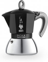 Bialetti New Moka Induction 4 cups black Color : Black