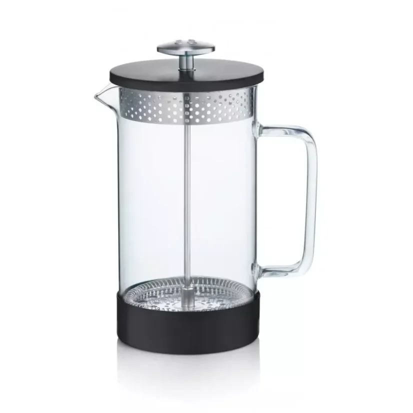 Black Barista & Co Core Coffee Press with a capacity of 1000 ml, designed for making up to 8 cups of coffee.