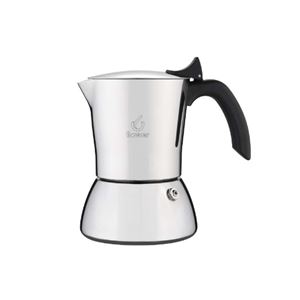 Forever Miss Perla - Cafetière moka en acier inoxydable pour 10 tasses