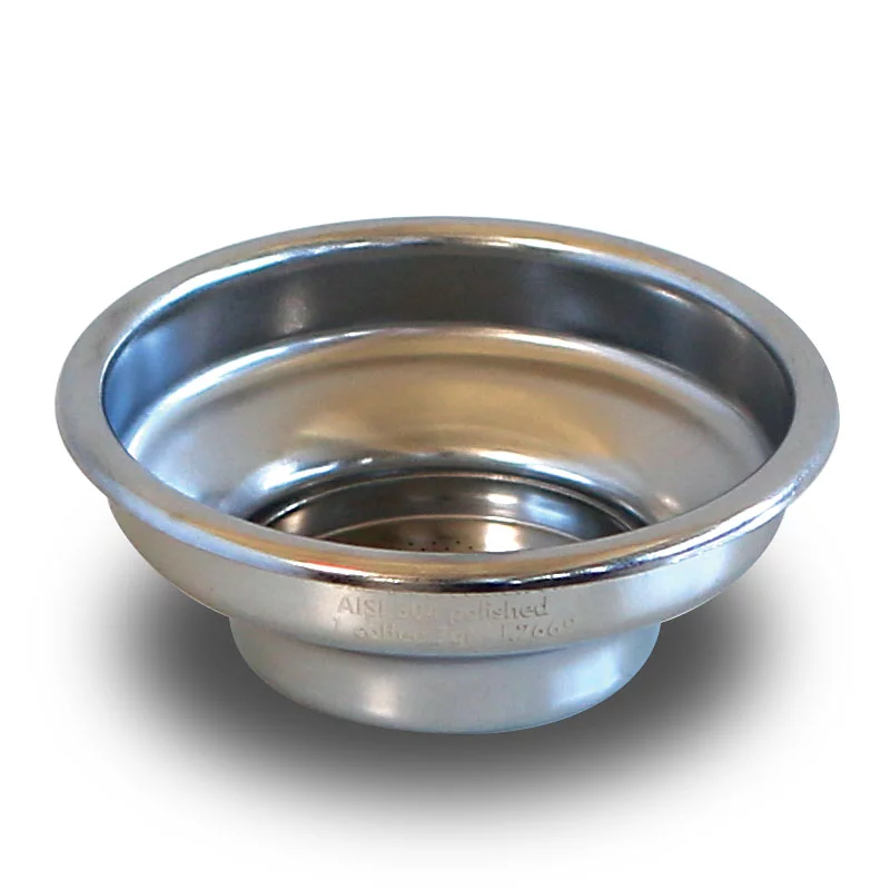 Professioneller Überdruckfilter für 7g Kaffee, empfohlene Tampergröße 58 mm.