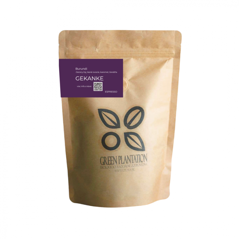 Burundi Gakenke - Imballaggio: 250 g, Tostatura: Espresso moderno - espresso contenente acidità