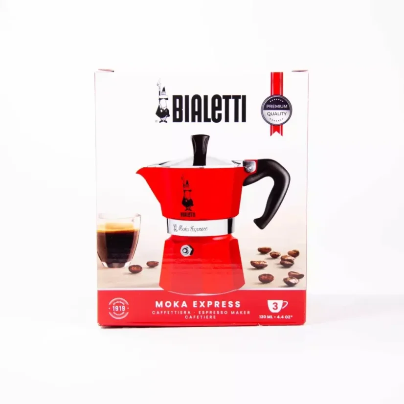 Moka Kanne Bialetti Moka Express Verpackung.