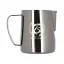 Black Barista Space Sandy Black milk pitcher with a capacity of 600 ml, ideal for preparing milk foam.