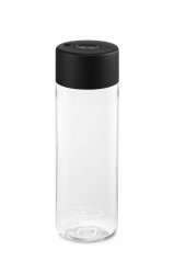 Frank Green Original Black 740 ml transparent drinking bottle with black lid