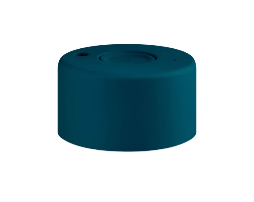 Replacement lid for a high-quality thermos mug by Frank Green in petrol color