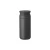 Czarny kubek termiczny Kinto Travel Tumbler o pojemności 350 ml, idealny do samochodu.