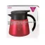 Thermos en acier inoxydable rouge Hario Insulated Server V60-02 d'une capacité de 600 ml, idéale pour garder votre café chaud.