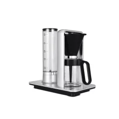 Wilfa drip coffee maker on a white background, side view Wilfa drip coffee maker on a white background, side view