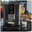 The automatic coffee machine Nivona NIVO 8103 in elegant matte black and titanium colour allows the use of ground coffee, ensuring the perfect taste of every cup.