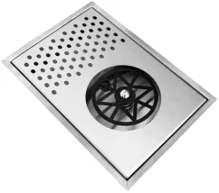 Silver spray for glasses and milk pitchers The Rinser TR105, ideal for easy and quick cleaning.