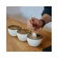 The cupping spoon is made of high-quality stainless steel and is perfect for precise tasting assessment of coffee.