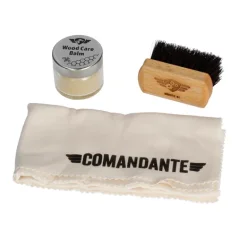 Comandante Wood Care Balm Set, perfect for maintaining the quality of your barista equipment.