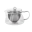 Priehľadná kanvička na čaj Hario Chacha Kyusu-Kaku s objemom 450 ml, ideálna pre prípravu vášho obľúbeného čaju.