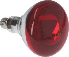 Infrarout Glühbir Philips EMMEPI mat roudem Glas an enger E27-Sockel. Infrarout Glühbir Philips EMMEPI mat roudem Glas an enger E27-Sockel.