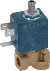 Magnetesch ventil CEME dräistäckeg ø 1/8" F 230 V, mat donkelblo Spull, Metallstutz a Messengkierper Magnetesch ventil CEME dräistäckeg ø 1/8" F 230 V, mat donkelblo Spull, Metallstutz a Messengkierper