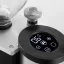 Digital display of the Rocket Espresso FAUSTINO copper grinder settings