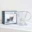 Plastic Clever dripper L with a capacity of 530 ml in a clear design, capable of brewing up to 3 cups of coffee.