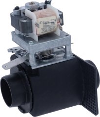 Ofllës-Elektromagnetventil MDB-C-2 mat engem schwaarzen Plastikgehäus, zwee ronnen Stutzen an engem Elektromotor mat Spull uewen. Ofllës-Elektromagnetventil MDB-C-2 mat engem schwaarzen Plastikgehäus, zwee ronnen Stutzen an engem Elektromotor mat Spull uewen.