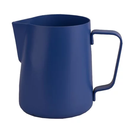Rhinowares Teflonová konvička na mléko 360 ml modrá