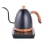 Gooseneck kettle Brewista Artigan in matte black with overheating protection.