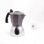 Bialetti Brikka Induction moka pot for 4 cups, suitable for induction cookers.