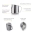 Opis stalowej dzbanki do spieniania mleka Barista i Co Dial In Milk Pitcher 420 ml w czarnym kolorze