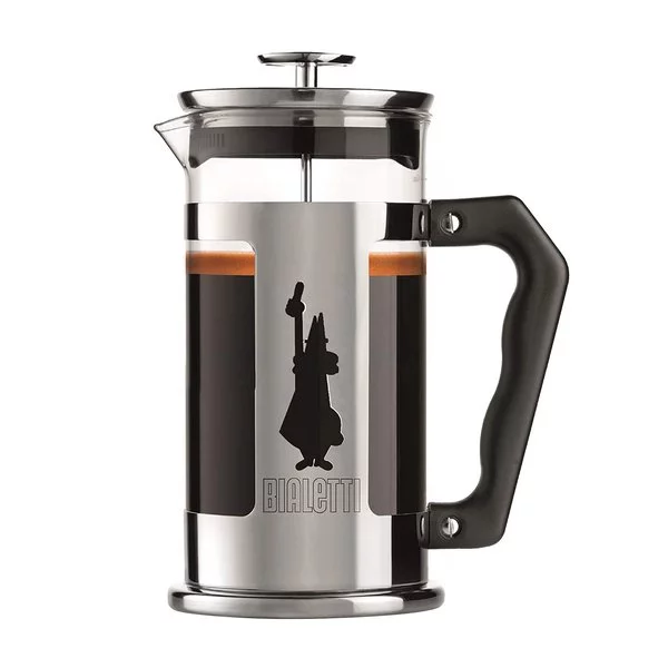 Café preparado en una prensa francesa Bialetti Preziosa.