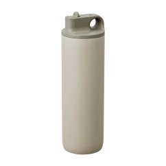 Gourde élégante beige Kinto Active d'une capacité de 800 ml, idéale pour les voyages. Gourde élégante beige Kinto Active d'une capacité de 800 ml, idéale pour les voyages.