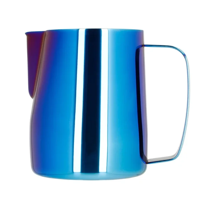 Milchkännchen zum Aufschäumen in Blau von Barista Space.