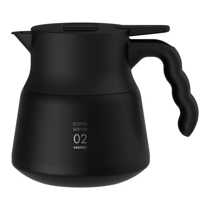 Hario Insulated Server V60-02 Plus nerez 600 ml černý