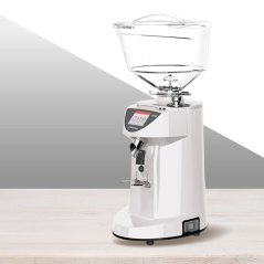 Elektrische Kaffeemühle Nuova Simonelli MDXS in Weiß.