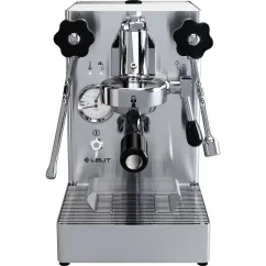 Home lever coffee machine Lelit Mara PL62X with hot water dispensing function.