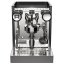 Espressor manual pentru acasă Rocket Espresso Appartamento TCA, văzut din față. Espressor manual pentru acasă Rocket Espresso Appartamento TCA, văzut din față.
