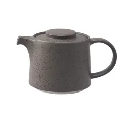 Porzellan-Teekanne Loveramics Stone in Granitfarbe mit einem Fassungsvermögen von 600 ml und integriertem Sieb.