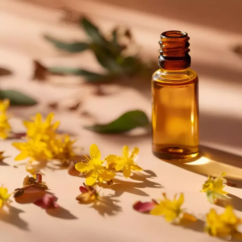 BIO St. John's wort is a 100% natural infused oil that has a calming effect.