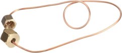 Nerezová spojovacia trubka 1/8-1/4 0,9X2X400 pre tlakomer, ideálna na spojenie manometra s čerpadlom.