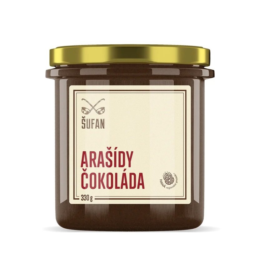 Shufan Arašidovo-čokoládové maslo 330 g