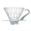 Dripper en verre Hario V60-01 blanc