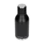 Czarna stalowa butelka Asobu Urban Water Bottle o pojemności 460 ml, idealna na podróże.