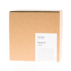 Caffe-Latte-Becher Aoomi Mess Mug 06 mit einem Volumen von 200 ml, hergestellt aus Steingut.