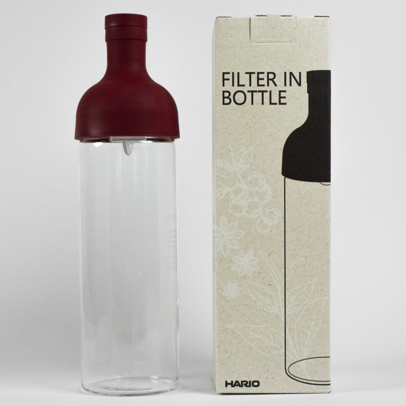 Hario Filter-In Bottle 750 ml cranberry