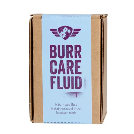 Sada Comandante Burr Care Fluid Set pre údržbu kávovarov značky Comandante, ideálna pre dokonalé čistenie a údržbu mlecia kameňov.