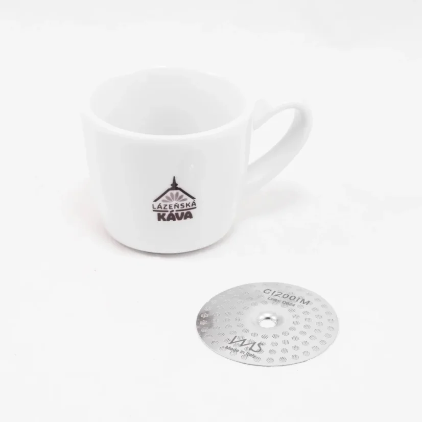 Pomme de douche IMS CI200IM Ø 51,5mm, spécialement conçue pour les machines à café ECM, assure une distribution parfaite de l'eau lors de la préparation de l'espresso.