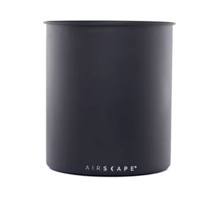 AirScape coffee canister 1 kg matte black - airtight stainless steel
