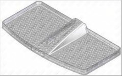 3D-Modell vun engem flaache Locheplack-Filter mat feiner Perforatioun op der ganzer Fläch 3D-Modell vun engem flaache Locheplack-Filter mat feiner Perforatioun op der ganzer Fläch